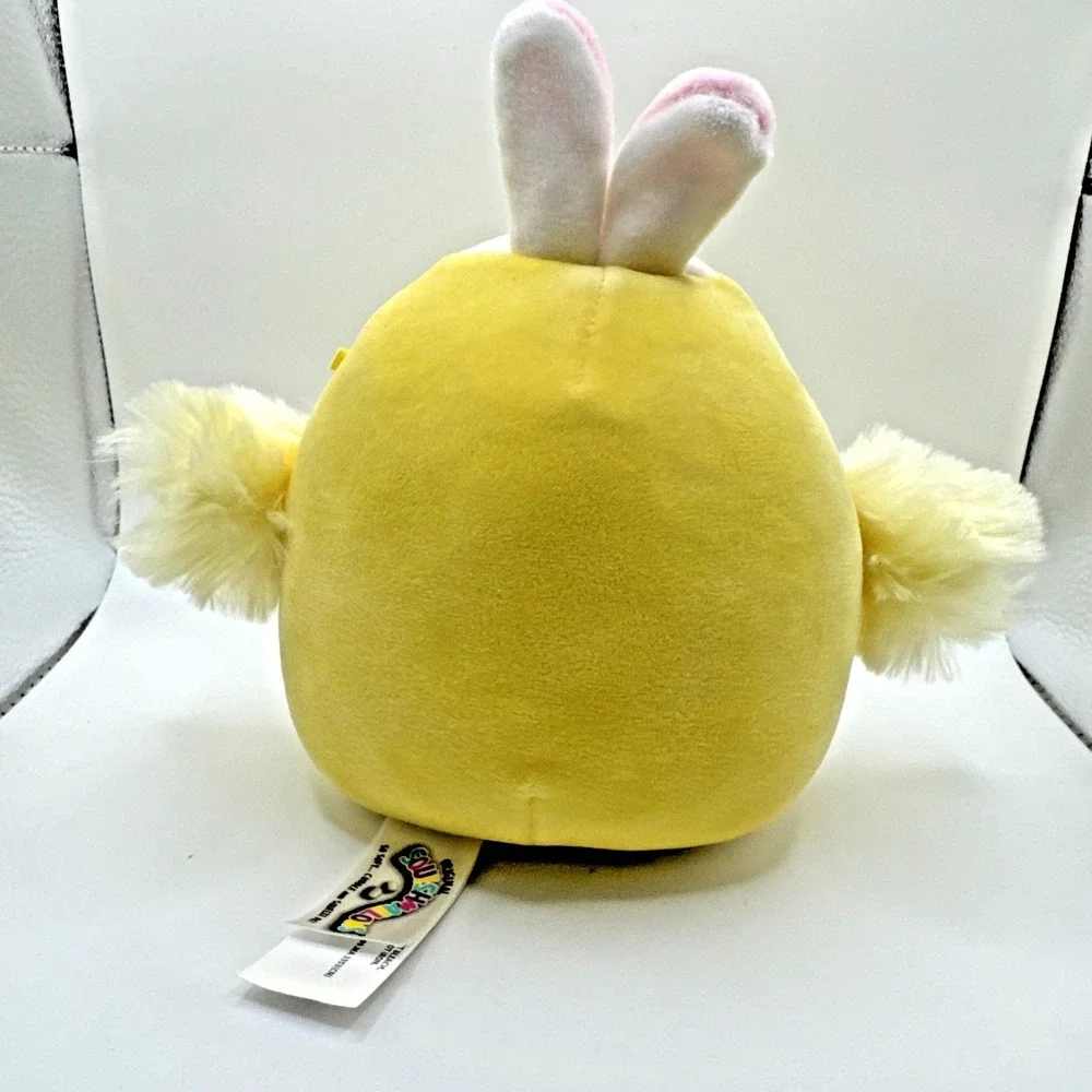 2021 Easter Squishmallow‎ 5 inch Aimee The Chick with bunny ears